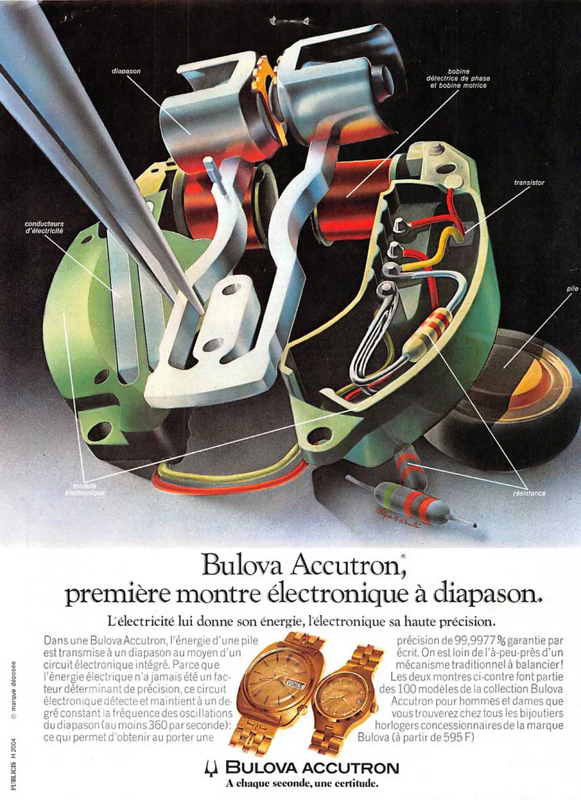 Bulova Accutron - El primer reloj electrónico