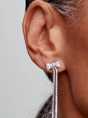 Pendiente Pandora Timeless Lazo en Plata 293544C01