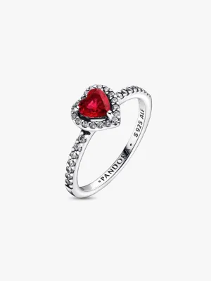 Anillo Pandora Timeless Corazón en Rosetón Plata