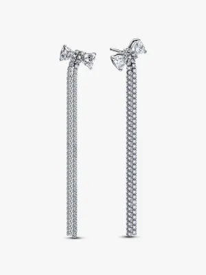 Pendiente Pandora Timeless Lazo en Plata 293544C01