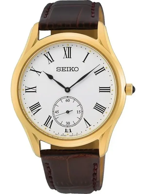 Vista frontal completa del reloj, encuadre centrado sobre fondo blanco.