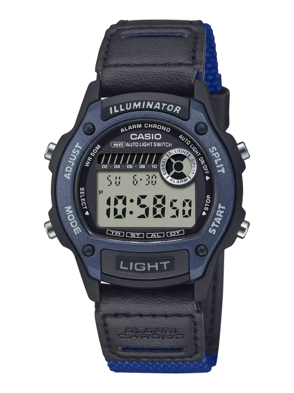Reloj Casio correa piel W-220HF-2AVEF
